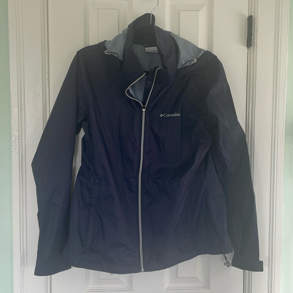 Columbia Navy Windbreaker - Switchback Jacket - image 1